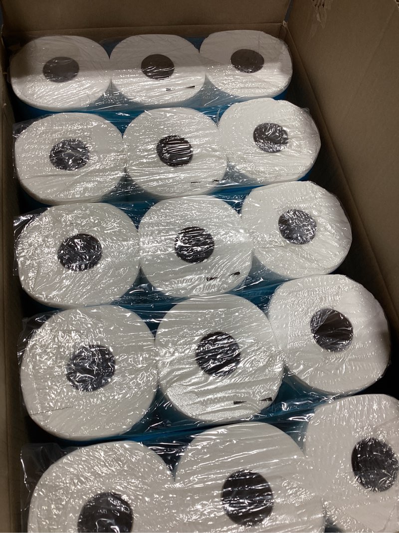 Condition photo showing As Is for amazon basics 2-ply soft toilet paper, 30 rolls (5 packs of 6), 350 sheets per roll, septic safe, equivalent to 185 regular rolls 350 sheet (pack of 30)