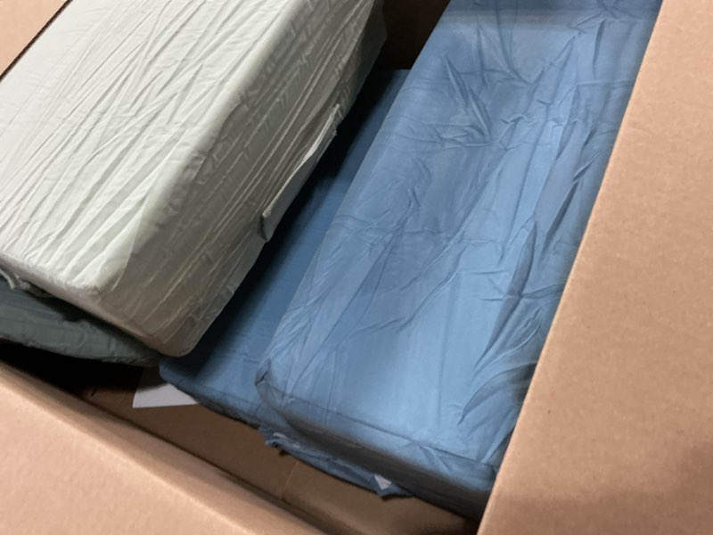 Condition photo showing As Is for Large 4 Pcs Toddler Climbing Toys Indoor, Foam Blocks with Velcro, Classic