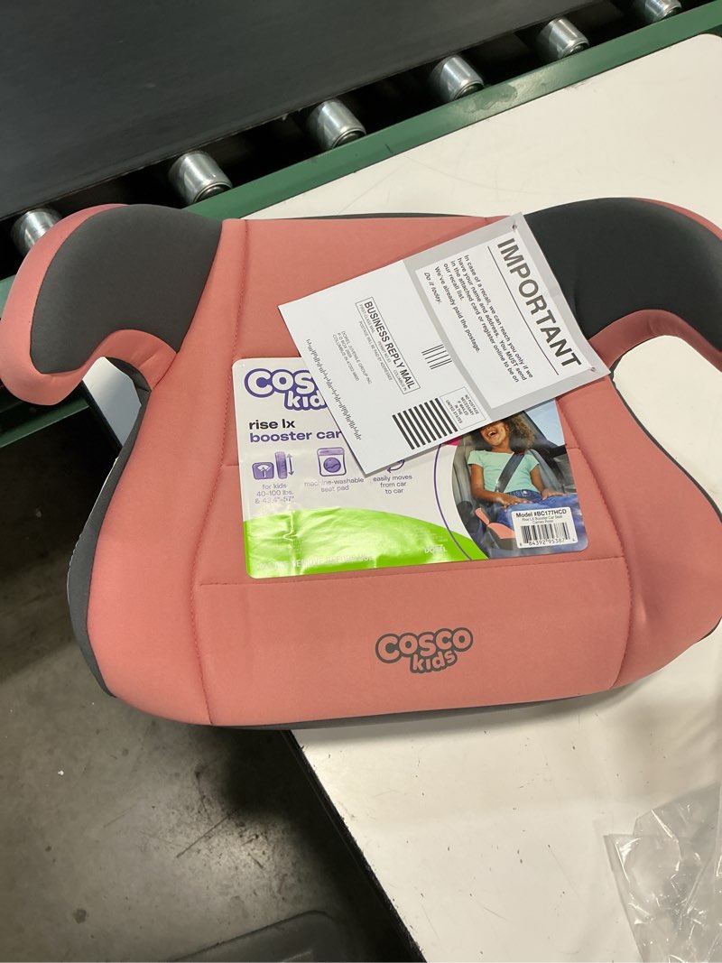 Condition photo showing New/Like New for cosco rise lx booster car seat  cameo rose