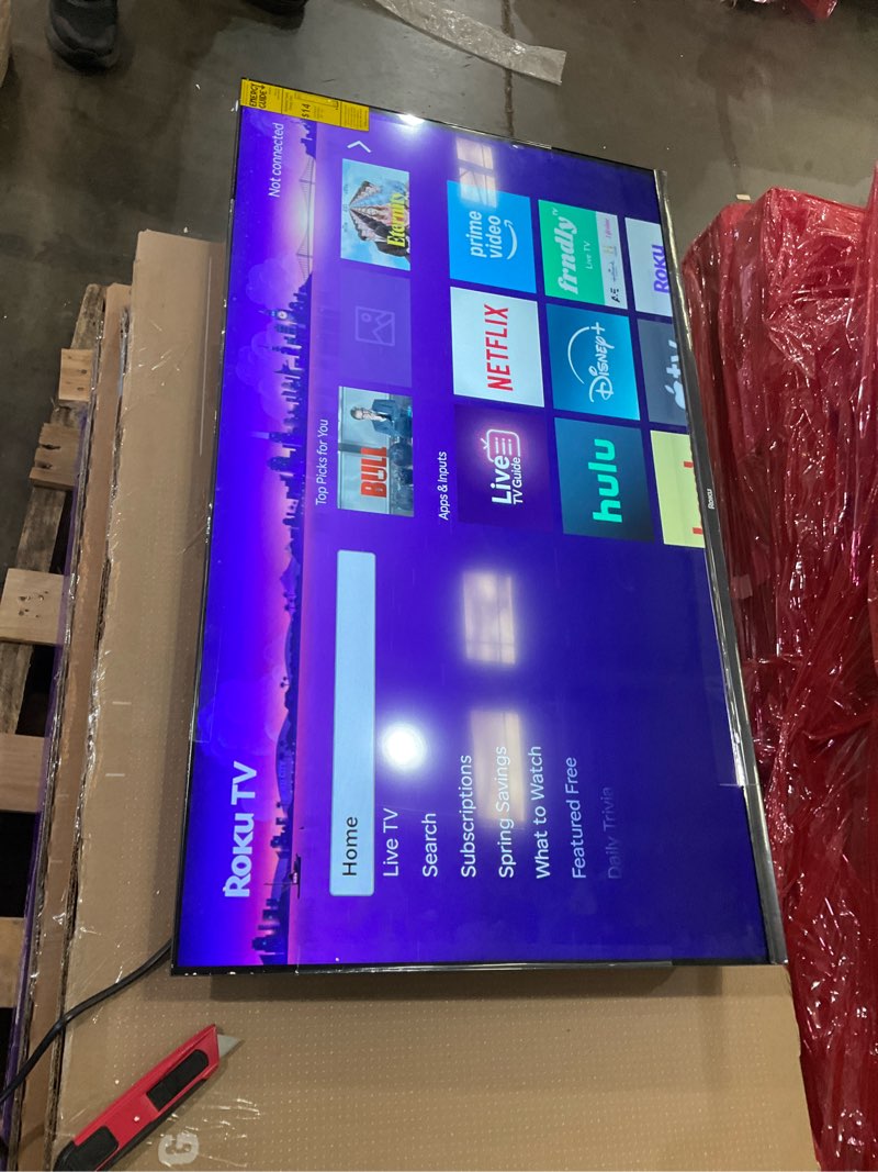 Condition photo showing Good Condition for roku smart tv 2026 – 40-inch select series, 1080p full hd tv – roku tv with voice remote – flat screen led television with wi-fi for streaming live local news sports & movies, bluetooth headphone mode 40" 1080p