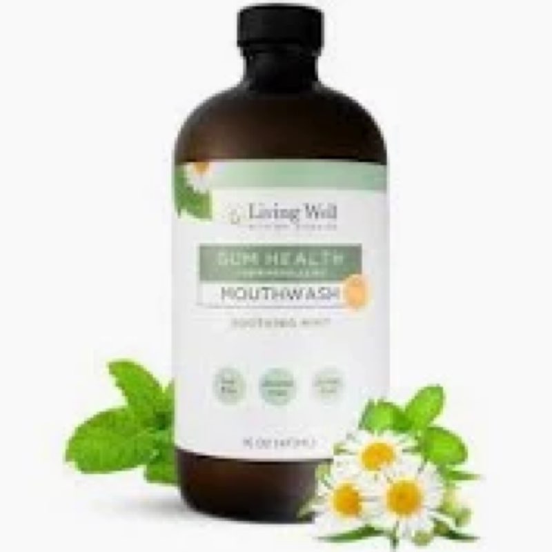 Living well gum health mouthwash