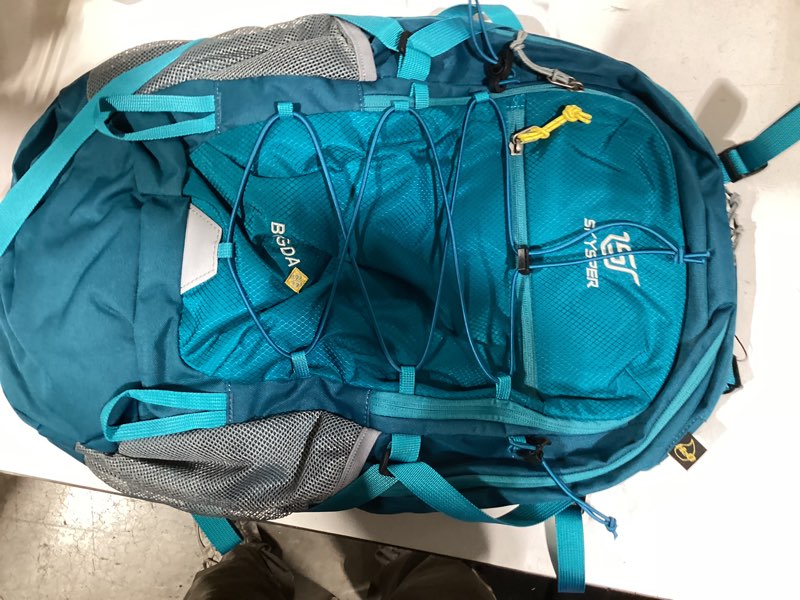 Condition photo showing Good Condition for skysper hiking backpack for men women, 35l lightweight travel daypack, outdoor camping back pack with multiple compartments, durable for weekend getaway large teal