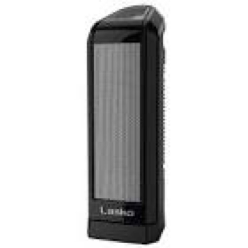 lasko ceramic tower space heater 1500 watt  portable w/ thermostat  black