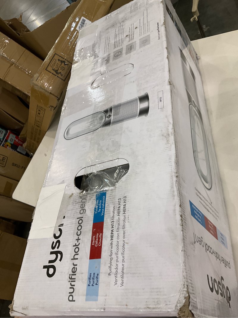 Condition photo showing As Is for Dyson Purifier Hot+Cool™ Gen1 HP10 - HEPA Air Purifier, Fan & Heater, 350° oscillation, 10 levels, bladeless (White)