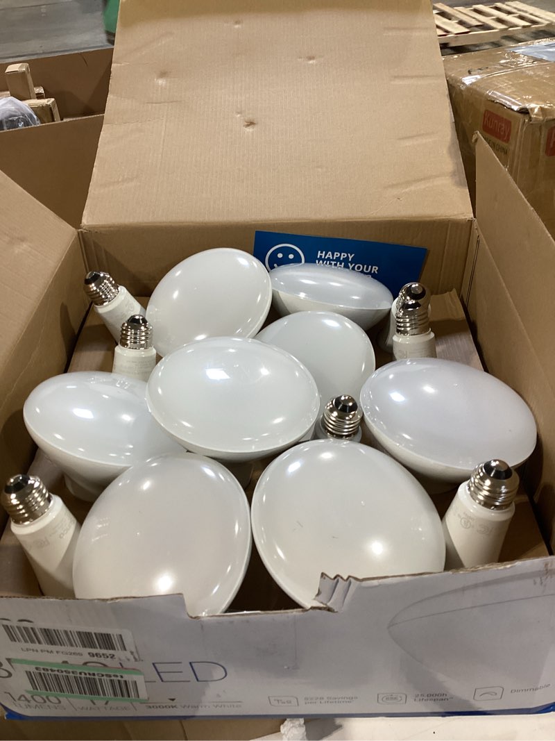Condition photo showing Good Condition for sunco 16 pack br40 led light bulbs 3000k warm white, indoor flood lights, recessed can light bulb, 1400 lm, 17w (100w equivalent), dimmable, e26 base, for home, bedroom, kitchen ul 16 count (pack of 1) 3000k warm white