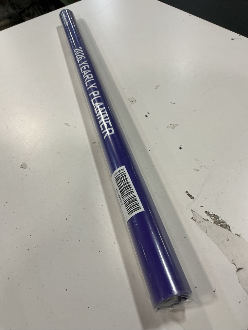 Condition photo showing New/Like New for 2026 Wall Calendar 24" x 36" with Week Numbers, 12 Months from January to December, Dry Erase Large Annual Yearly Planner, Horizontal/Vertical Large Calendar for Easy Planning, Organizing (indigo)