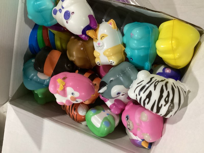 Condition photo showing Good Condition for curibble 30 packs party favors slow rising animal squishy toys with capsules,goodie bag stuffers,birthday gifts,treasure box toys, kids classroom prizes,claw machine toys, stress relief squishy toys a-set