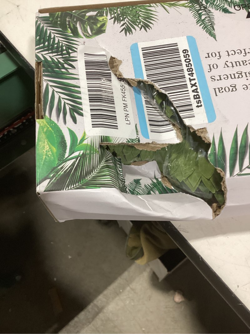 Condition photo showing As Is for 35" Ferns Artificial Bush Plants Large, 2 Artificial Boston Ferns with 39 Fronds for Outdoors Home Decor 35" 2 Pcs