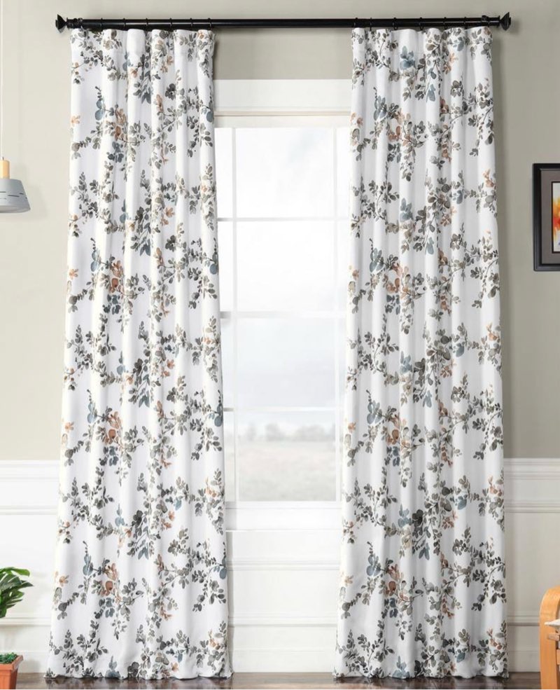 hpd half price drapes room darkening curtains for living room (1 panel) 50 x 120, boch-kc18071a-120,