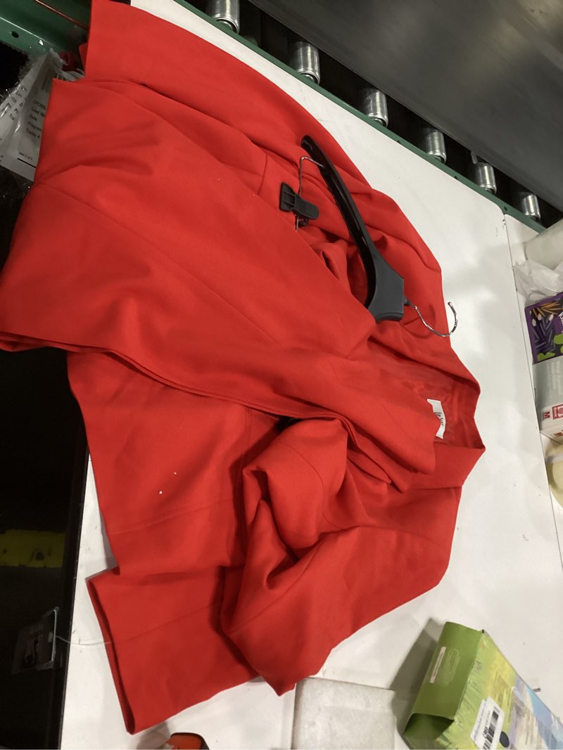 Condition photo showing New/Like New for Le Suit Womens Jacket/Pant Suit 16 Petite Cherry