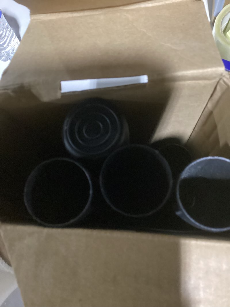 Condition photo showing New/Like New for Closet Rods for Hanging Clothes, 17 to 84 Inches Stepless Adjustable Metal Closet Rod, 1.3 Inches Heavy Duty Clothes Hanging Rod for Closet Wardrobes Laundry RV, Black Matte Black 17-84 IN