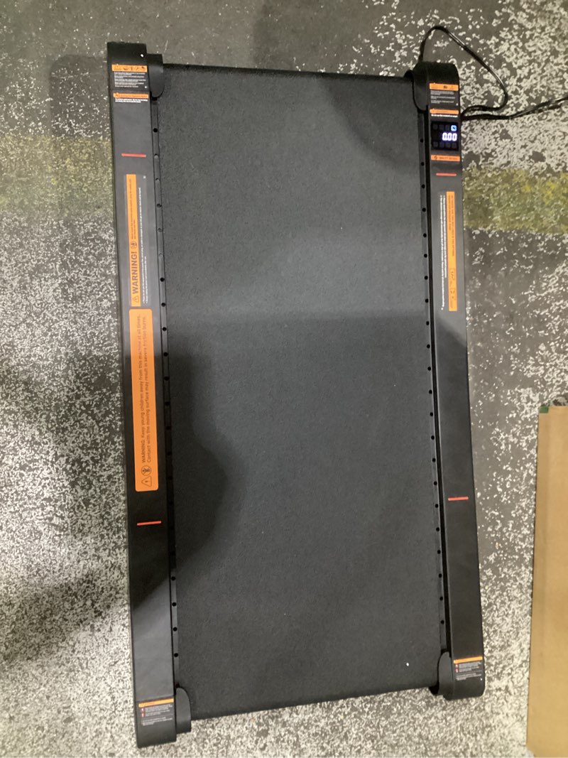 Condition photo showing Good Condition for (not tested)sperax walking treadmill pad with app, 3 in 1 under desk treadmill, 400w low noise walking vibration pad with remote control,portable treadmills for home office