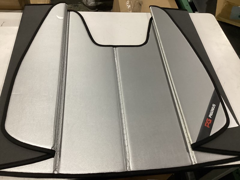 Condition photo showing Good Condition for pigenius windshield sun shade for honda pilot 2023 2024 front window sunshade - safeguard, grey(safeguard)
