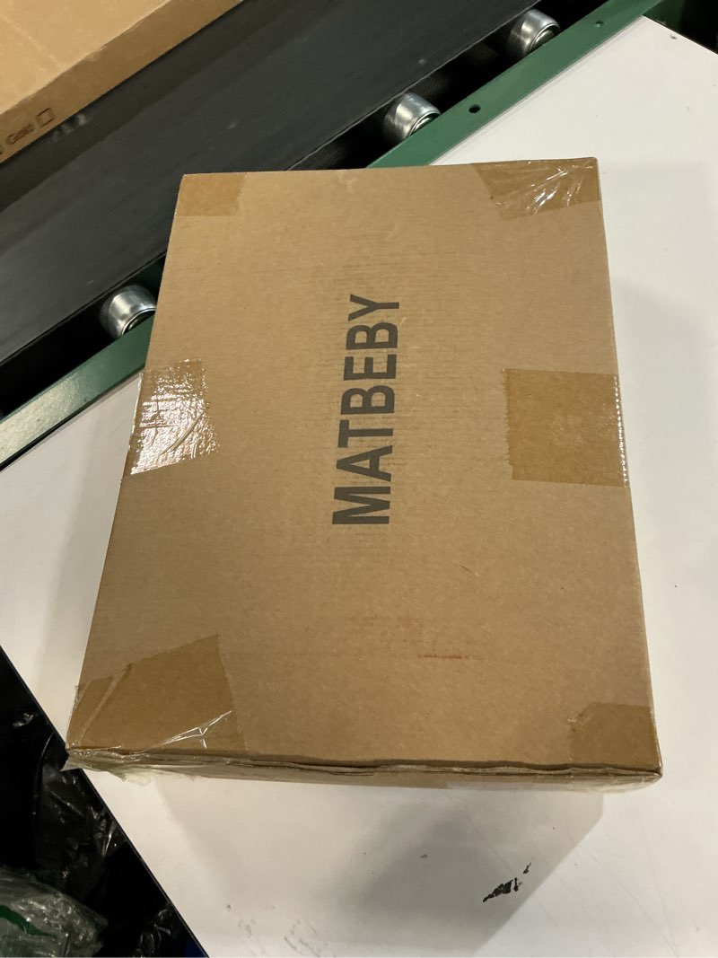 Condition photo showing New/Like New for MATBEBY Full Size Mattress Pad - Cooling Breathable Mattress Topper, Quilted Fitted Mattress Protector, Pillow Top Mattress Cover with 8-21" Deep Pocket, Soft, Machine Washable, White, 54x75 Inches White - Checkered Full