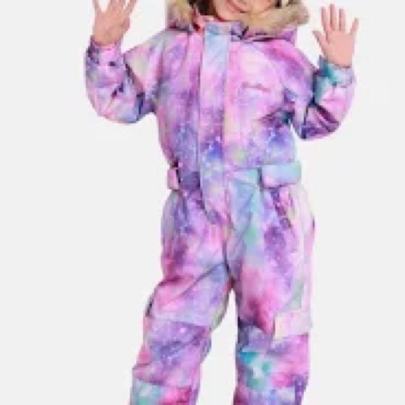 snbocon kids waterproof colorful one piece coveralls ski suits snowsuits winter jumpsuits snowboardi 160 cm 