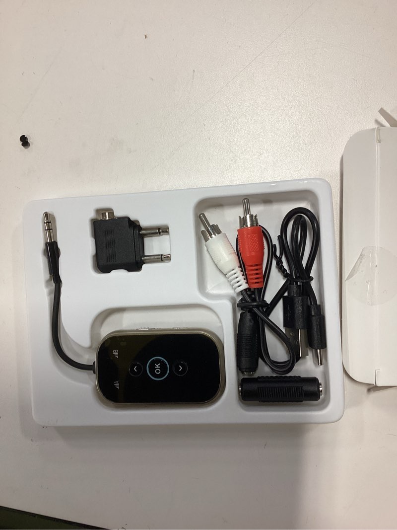 Condition photo showing Good Condition for Ultra Xmagpot Bluetooth 5.4 Transmitter Receiver - CNC Aluminum & Ceramic Glass | Dual Link for 2 AirPods/Headphones | aptX Adaptive/HD Audio | Wireless Transmitter for Airplane/TV/Car/Gym Black