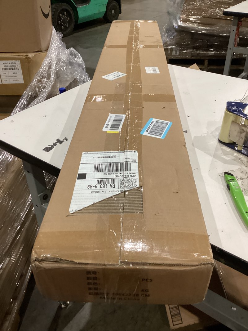 Condition photo showing New/Like New for 110in track saw guide rail compatible with milwaukee track saw, 55"*2 replacement for milwaukee guide rail, perfect fit for milwaukee track saw and woodworking longer cuts, 2 year warranty