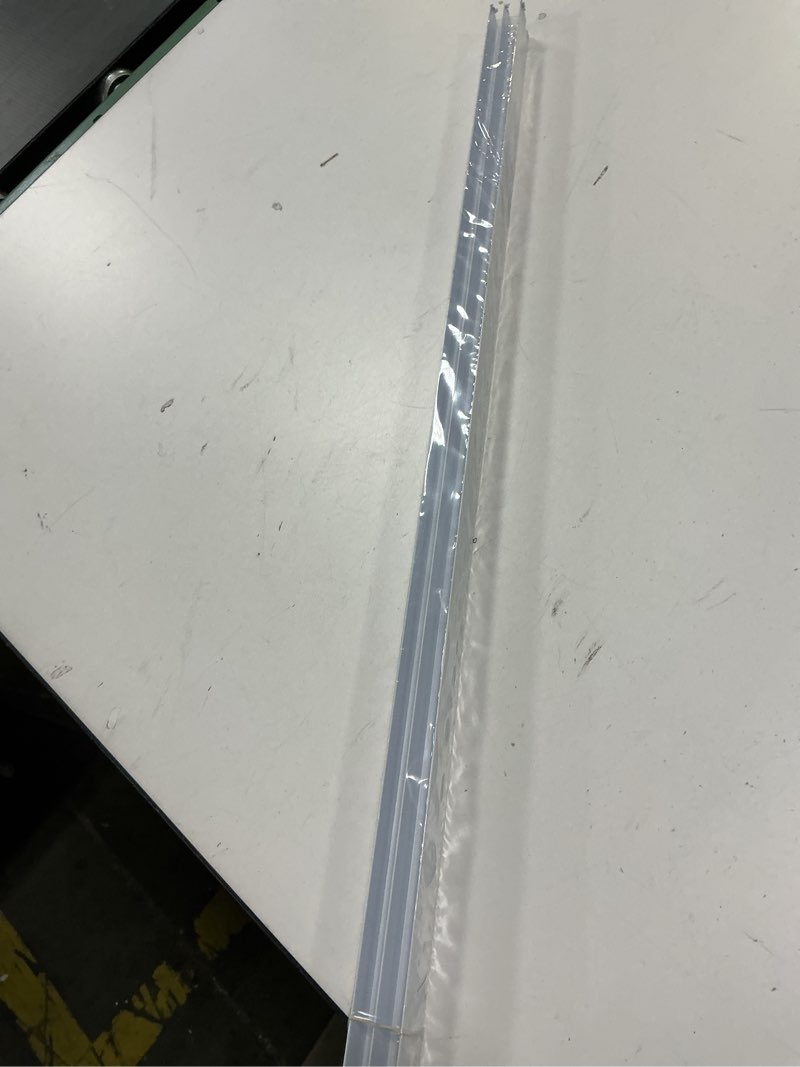 Condition photo showing New/Like New for Randall Manufacturing 1/4" Plastic Sliding Door Track (White, 4 FT Long) White 4 FT Long