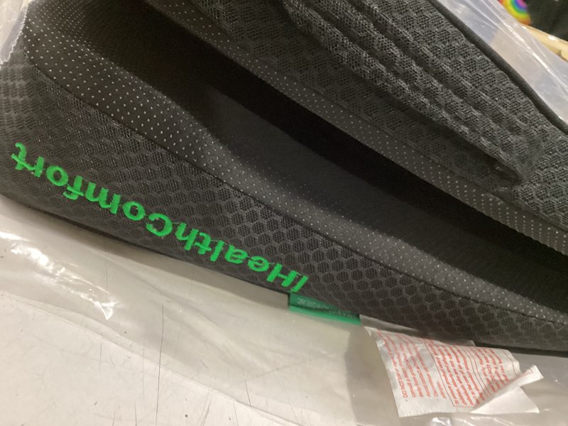 Condition photo showing Good Condition for IHEALTHCOMFORT(19.7×17.7inches Extra Large Sciatica Seat Cushion for Office Chair,Oversized Car and Truck Seat Cushion,U-Cut Long Sitting Pain Relief Chair Pad 19.7x17.7
