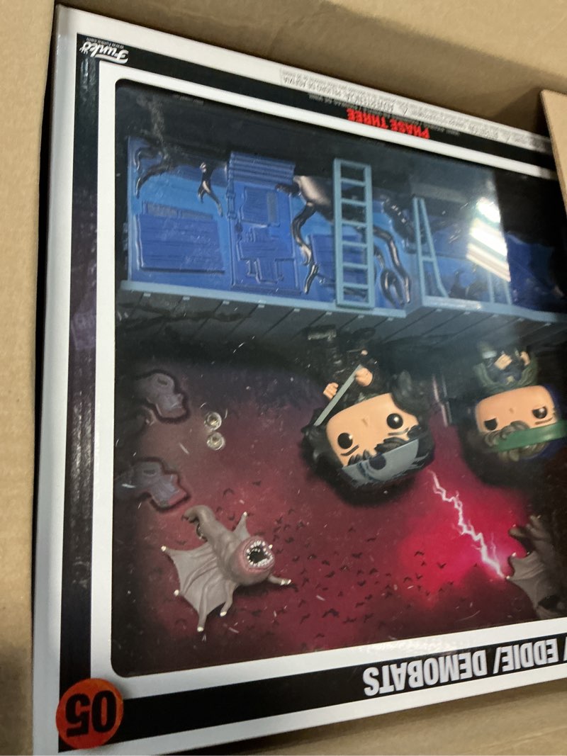 Condition photo showing Good Condition for funko pop! moments deluxe: stranger things - dustin, eddie and the demobats - phase three - collectable vinyl figure - gift idea - official merchandise - for kids & adults - tv fans