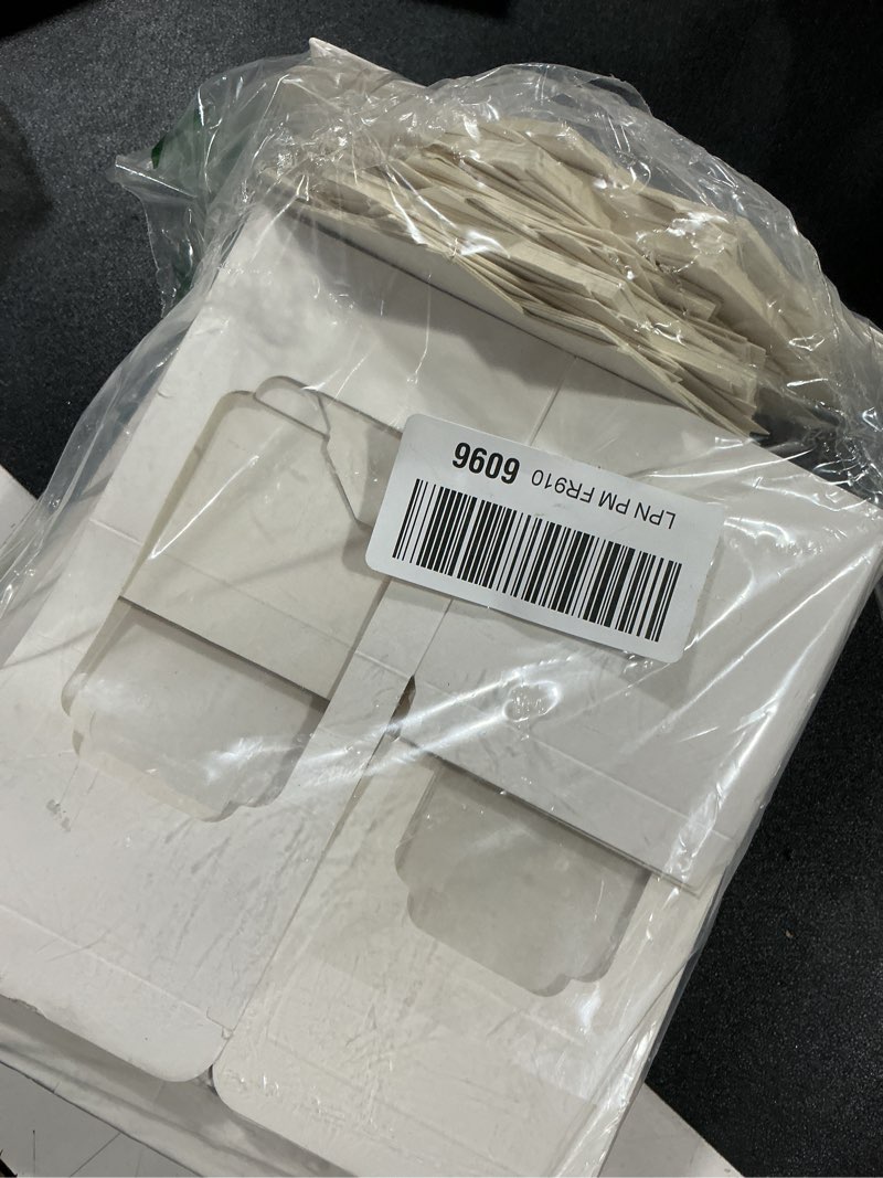 Condition photo showing Good Condition for qiqee 60-packs cupcake boxes auto-pop up individual cupcake container white 3.5" x 3.5" x 3.5" single cupcake boxes 3.5inch-60pcs white