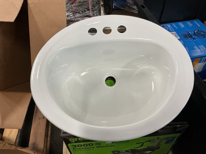 Condition photo showing Good Condition for briggs 3004-130 oval steel lavatory