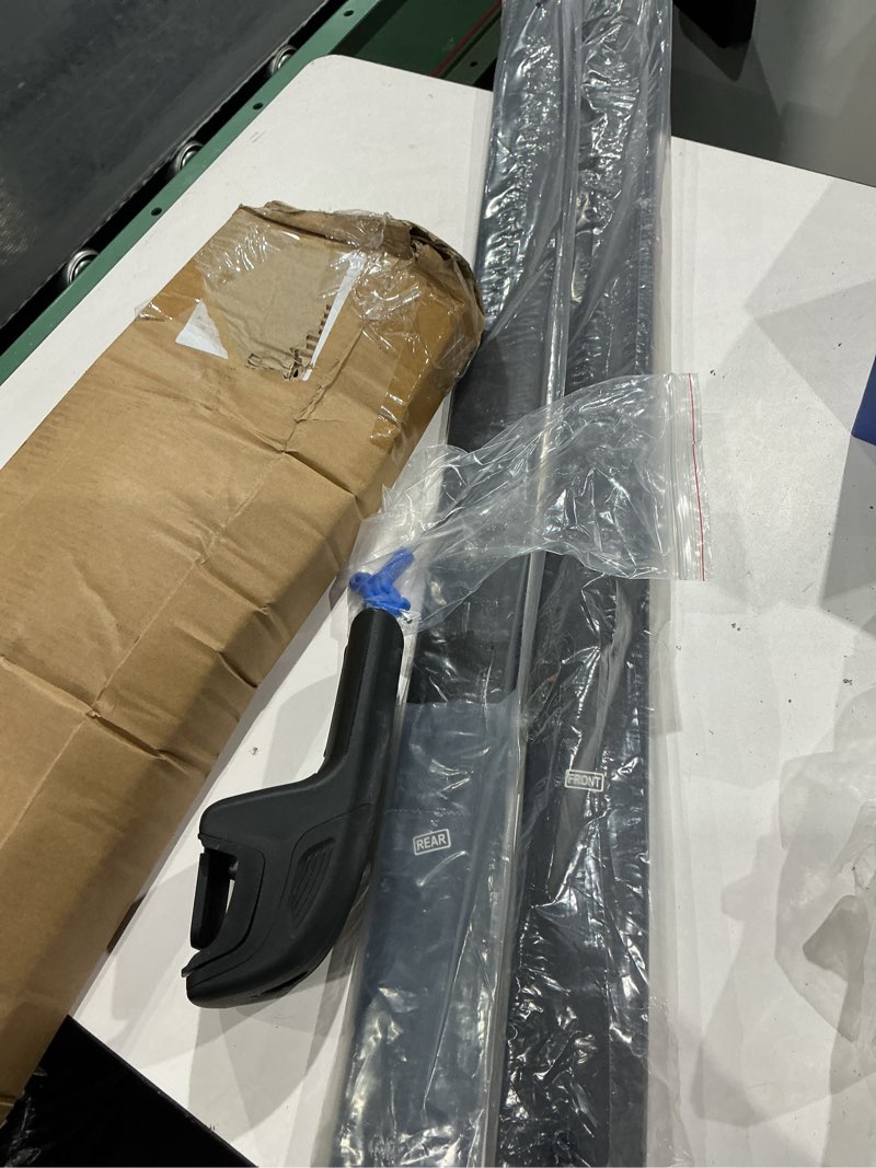 Condition photo showing As Is for incomplete))))kinggeri 300lbs lockable roof rack cross bars compatible with volvo xc60 xc-60 2018-2026, heavy duty anti-theft aluminum roof rails crossbars rooftop accessories luggage racks carrier compatible with volvo xc60 2018-2026