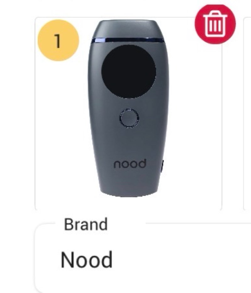 Nood - The Flasher 2.0 IPL Hair Reduction Device Steel - Blue