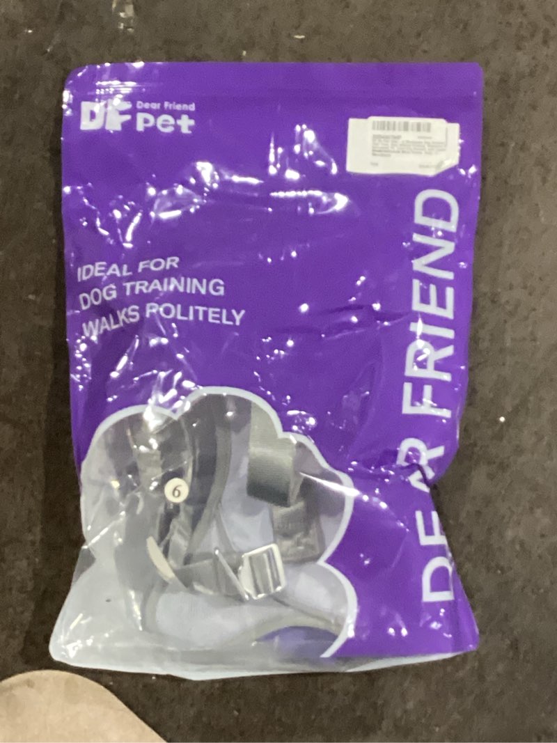 Condition photo showing As Is for DF No Pull Step-in Martingale Dog Harness, Help Stop Pulling & Choking, Reflective & Adjustable, Front Clip Harness with Lift Handle, Tactical Silent Metal Buckle, Gray, 1", Front Chest 14.4"-18.0"