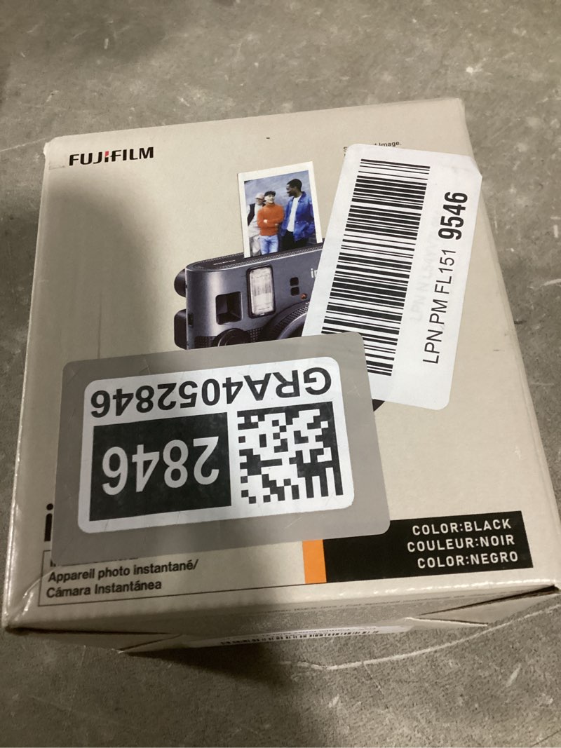 Condition photo showing Good Condition for fujifilm instax mini 41 instant camera vintage black. + fujifilm value pack (40 sheets) + shutter accessories bundle, includes vintage style compatible carrying case, black photo album 64 pockets