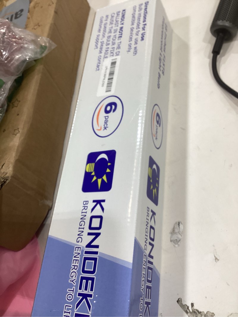 Condition photo showing New/Like New for 18 inch f15t8/cw t8 15w fluorescent light bulb cool white compatible for philips ge f15t8/sp41 replacement bulb g13 base 6 count fluorescent-18inch-6 pack