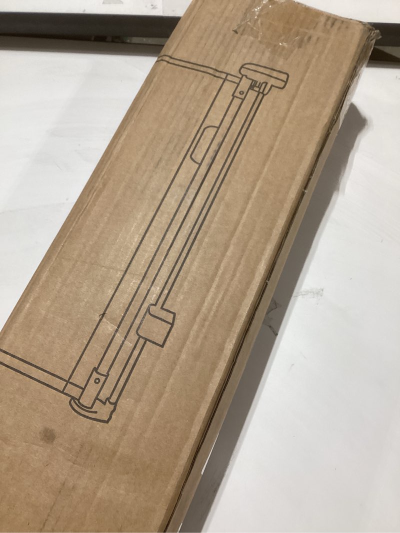 Condition photo showing New/Like New for Retractable Baby Gates - 200" Extra Wide Retractable Dog Gate, 42" Extra Tall Mesh Gate Pet Gate with Support Rods, Long Child Safety Gate for Stairs Doorways Indoor Outdoor Large Openings - White White 42" Tall x 200" Wide