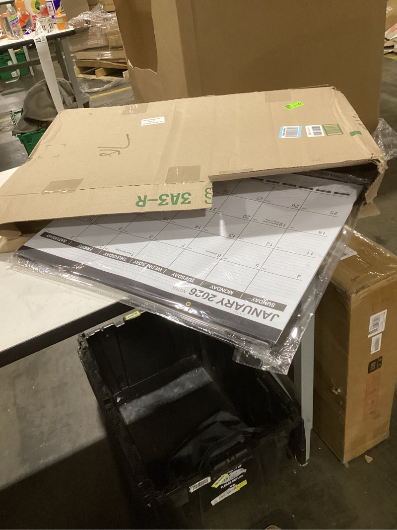 GuassLee Large Desk Calendar 2026, 3 Packs, 18 Months from Jan. 2026 to Jun. 2027, 22" x 17" Desk/Wa