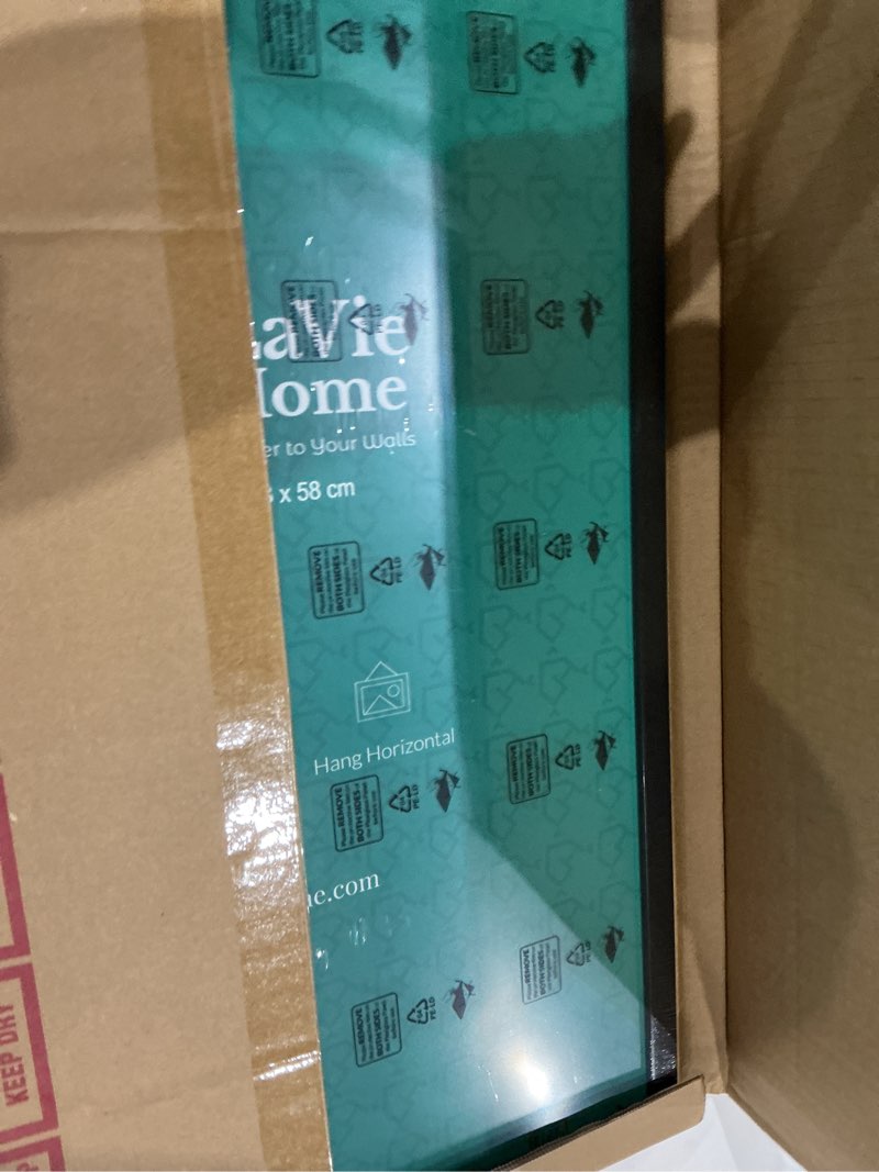 Condition photo showing New/Like New for a plus max 15x23 picture frame, black engineered wood frame for 15 x 23 inch picture poster photo, light weight 15 by 23 frame with wood-grain for wall - 1 pack/black/15 x23 black 15x23 1 pack