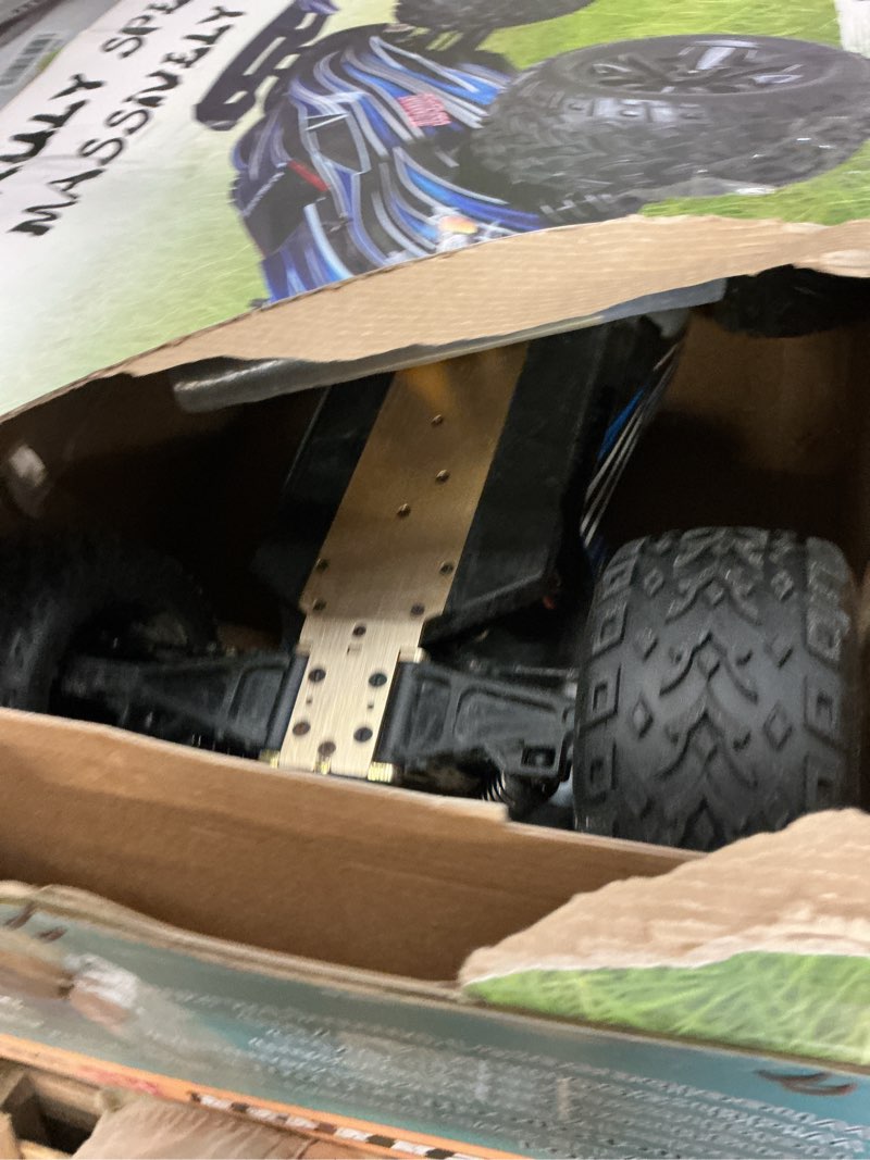 Condition photo showing As Is for Jlbracing Cheetah 21101 1:10 RTR Brushless RC Truck, 80km/h High Speed with 120A ESC, 4WD Off-Road Monster Truck IPX7 Waterproof, Electric RC Car for Adults - All Terrain for Snow/Sand