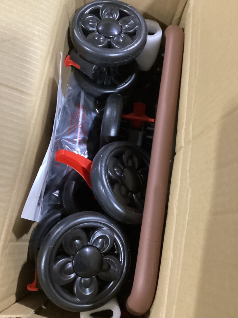 Condition photo showing Good Condition for Pet Stroller-Folding 4 Wheels Cat/Dog Stroller for Medium Small Pets with Storage Basket and Cup Holder Suitable for Going Out and Traveling (Black)