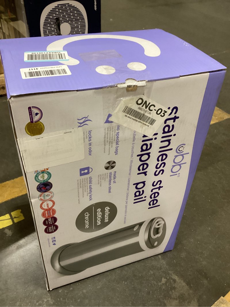 Condition photo showing As Is for diaper pail