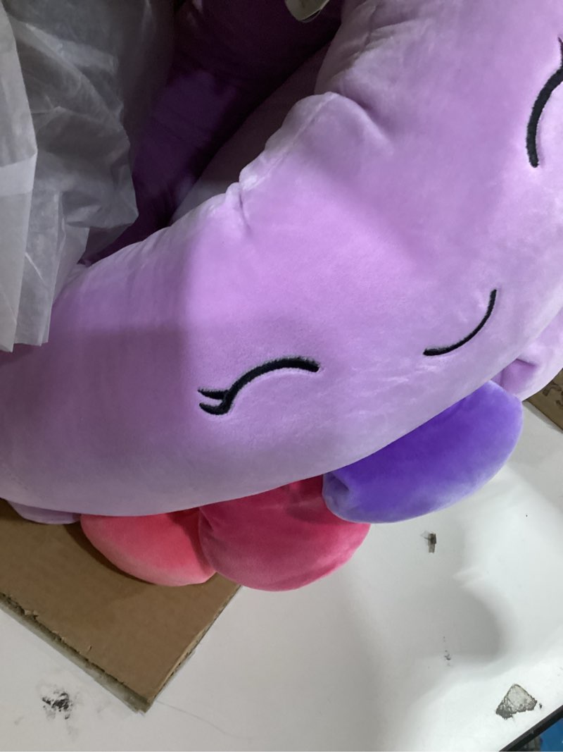 Condition photo showing Good Condition for Squishmallows 20-Inch Beula Octopus Pet Bed - Small Ultrasoft Official Squishmallows Plush Pet Bed Small Pink Octopus