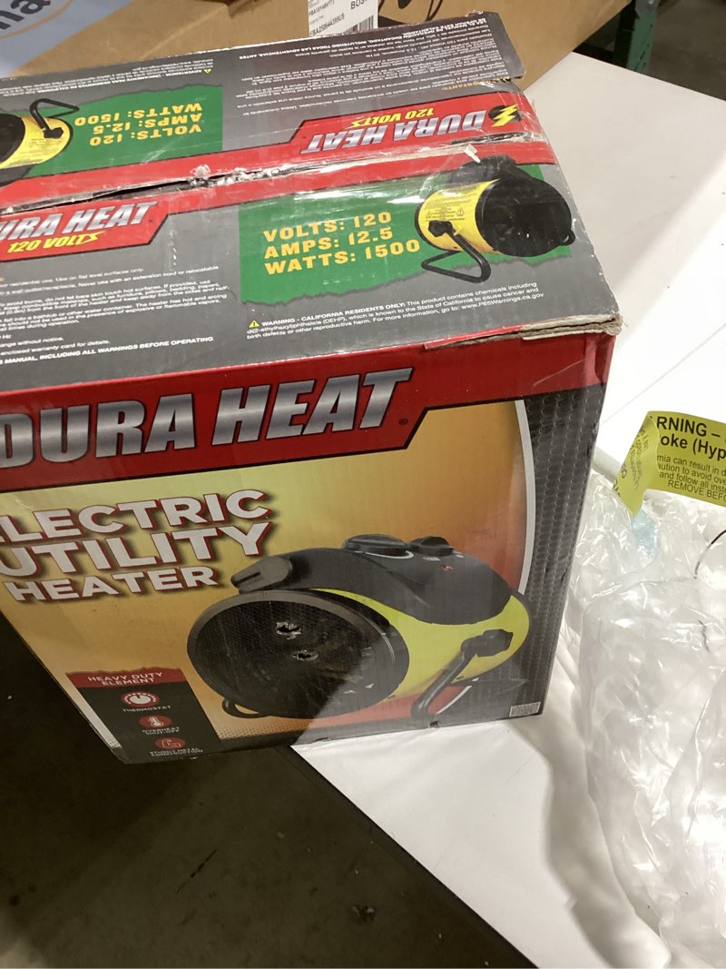 Condition photo showing Good Condition for Dura Heat Electric Forced Air Heater, 5,120 BTU- EUH1500