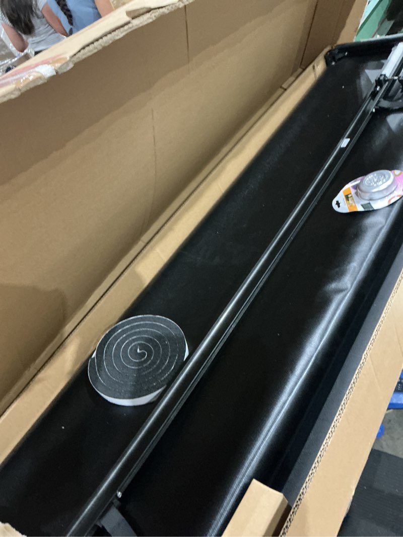 Condition photo showing As Is for soft folding tonneau cover. version b: soft quad -fold.only for nissan/toyota/jeep