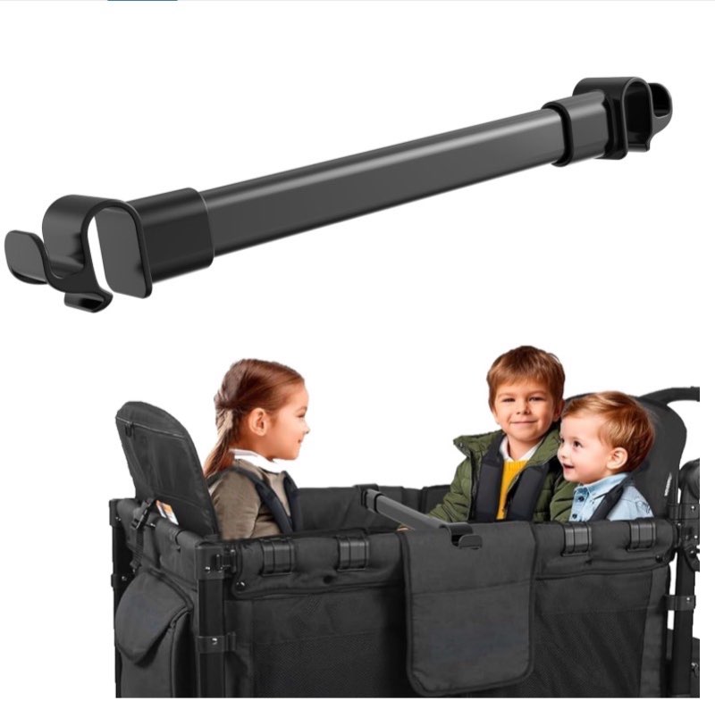 Forward-Facing Bus-Style Seating Upgrade Stroller Wagon Support Bar Compatible with Wonderfold W4 El