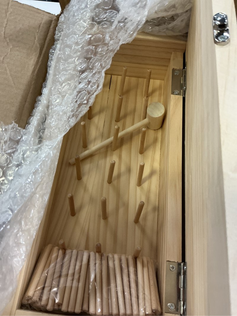 Condition photo showing Good Condition for New brothread 129 Spools(DIY) 360° Fully Rotating Wooden Thread Rack/Thread Holder Organizer with Double Doors(Inner Space Hold ? 500M Thread Spools) for Sewing, Quilting, Embroidery, Hair-braiding 129 Spools (DIY)