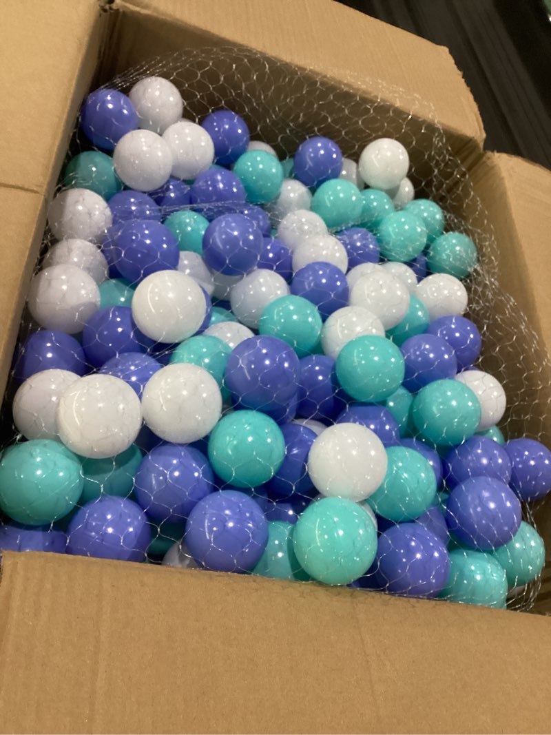 Condition photo showing Good Condition for starbolo ball pit balls for kids - plastic blue balls for kids ball pit, baby toddler ball pit play tent, baby pool water toys, kiddie pool, party decoration, photo props,100 balls