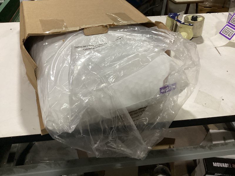 Condition photo showing Good Condition for purple harmony pillow – standard, medium feel, med height - talalay latex foam cooling pillow for combo or side sleepers, 360º hex gelflex grid for no-pressure support and luxurious weightless feel standard – medium