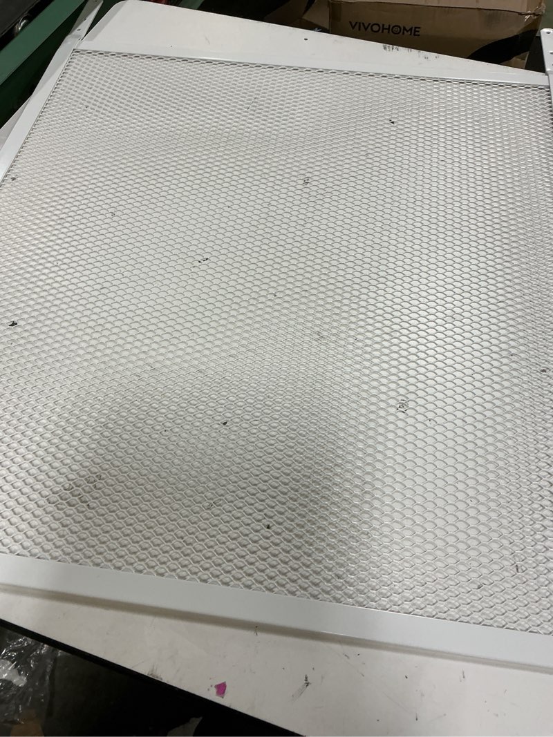 Condition photo showing Good Condition for m-d building products 14182 door grille, adjustable fit for doors 30" to 36" wide, easy-to-install, ideal for residential and commercial use (white)