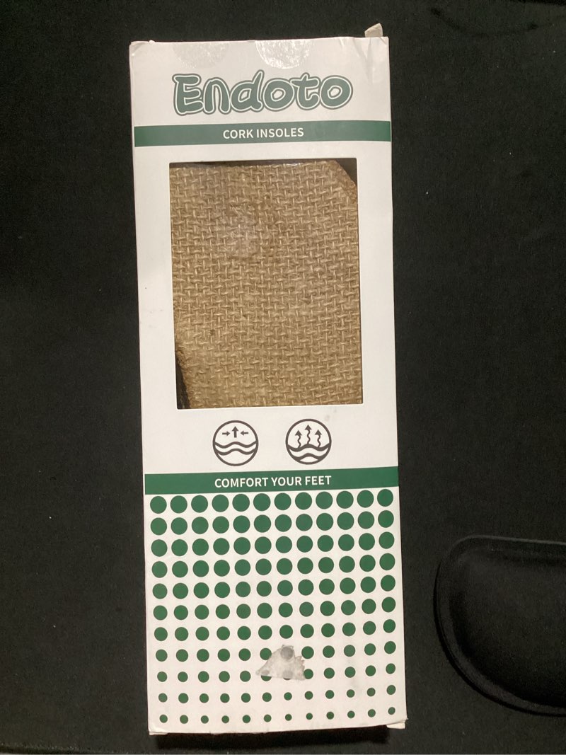 Condition photo showing Good Condition for endoto cork footbed for birkenstock super birki clog, replacement kork insoles inserts for men & women sandals with arch support us women11/men9-eu42