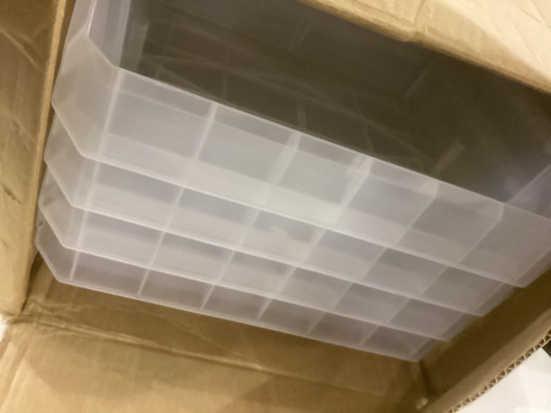 clear bins