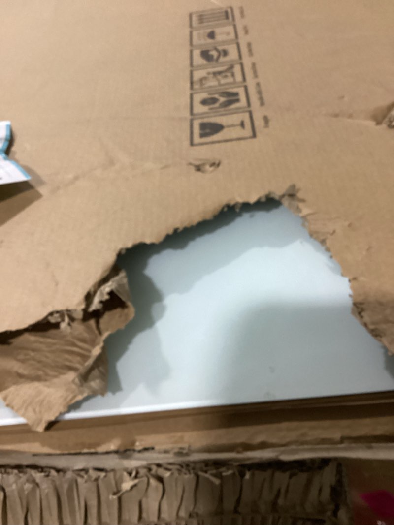 Condition photo showing Good Condition for MaxGear Glass White Board 72"x48"(6' x4'), Wall Mounted Magnetic Glass Dry Erase Board, Extra Large Frameless Whiteboard with 1 Eraser,3 Markers and 6 Magnets for Office, School, Home White 72"W x 48"H