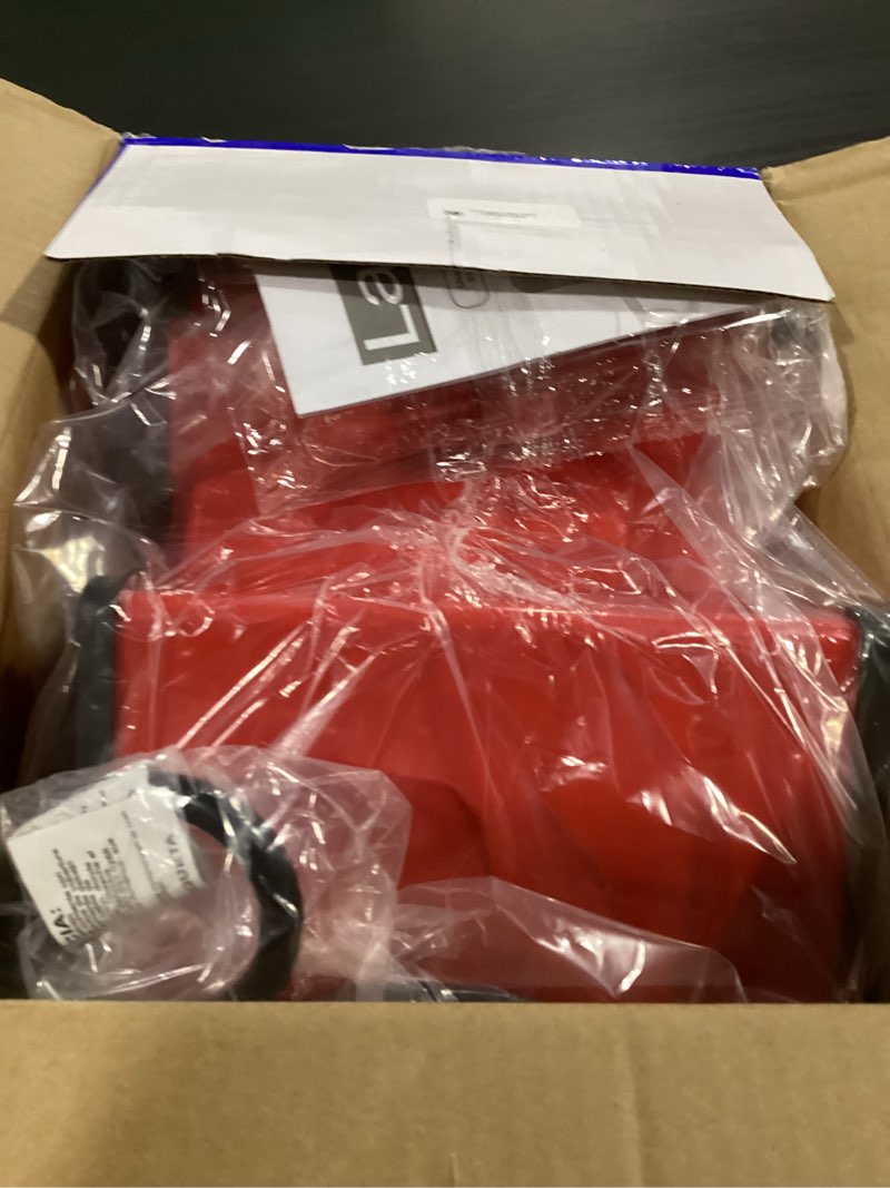 Condition photo showing Good Condition for lasko 11" x-blower multi-position utility blower fan with usb port, red, x12900, new