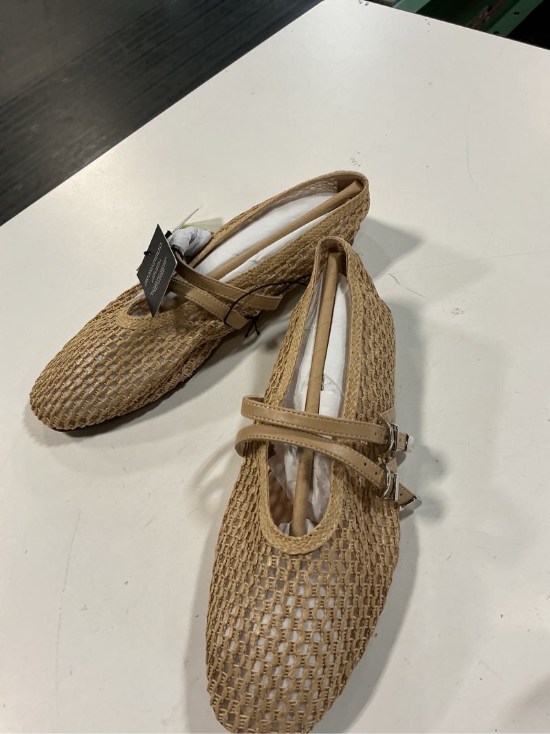 Condition photo showing Good Condition for madden nyc women's woven ballet flatsb (9 size )